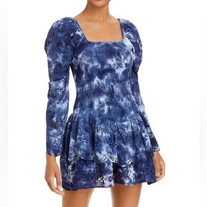 NWT LoveShackFancy tie dye mini dress. Size medium.